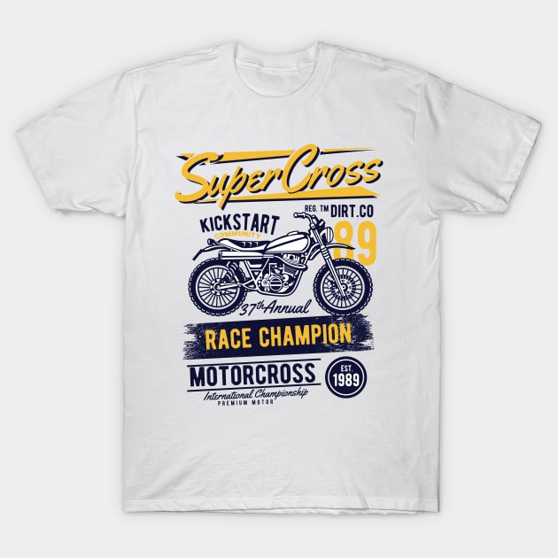 SuperCross T-Shirt by PaunLiviu